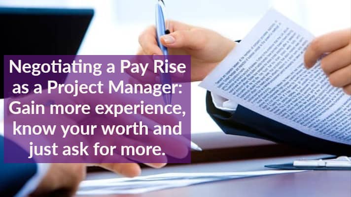 Negotiating a Pay Rise as a project manager