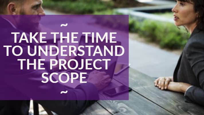 understand project scope
